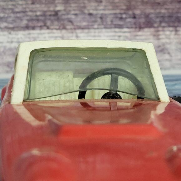 Vintage Nylint Grand Prix Special pressed steel Coupe race car red, white, blue - Picture 6 of 14